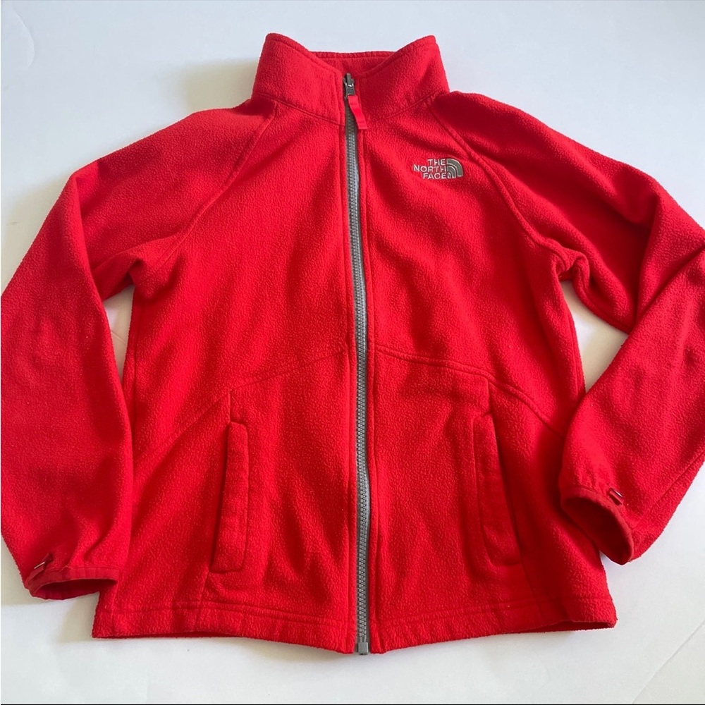 Northface fleece zipup sweater M 10/12